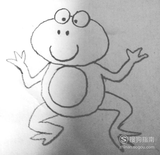 青蛙的简笔画法