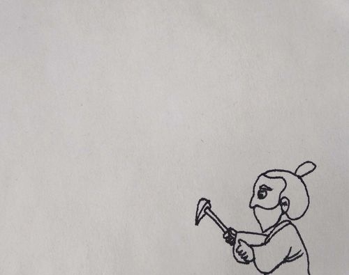 怎么画成语故事儿童画愚公移山卡通简笔画教程