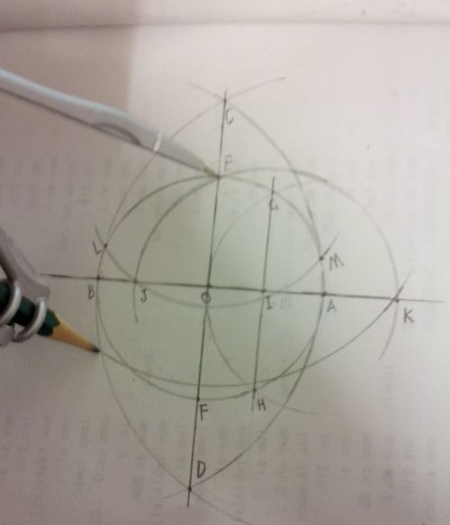 如何用尺规作图法画正五边形?