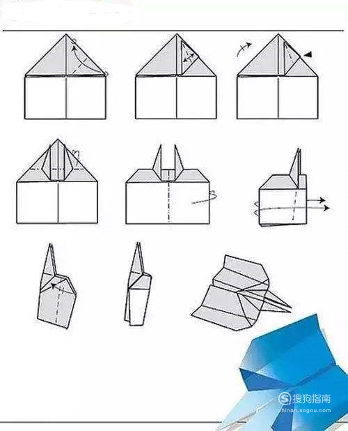 12款纸飞机折法图解