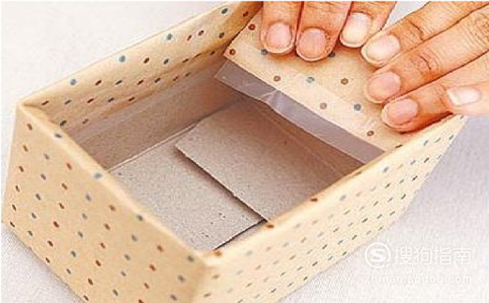 废纸盒的再次利用手工制作抽屉式收纳盒的做法