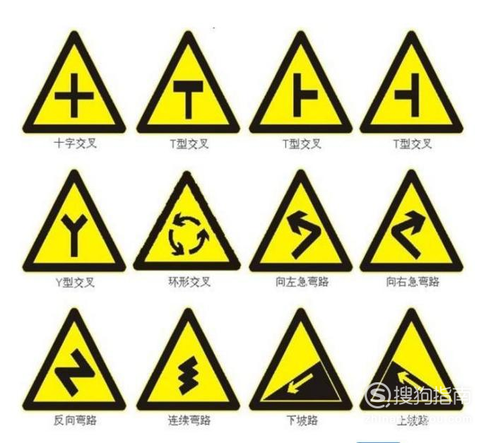 07 【从形状上划分】 等边三角形:用于警告标志.