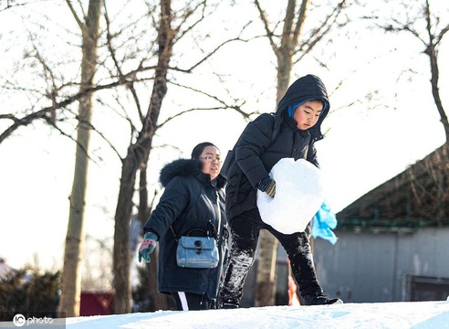 戏雪乐、乐戏雪 沈阳市民户外参与各项趣味冰雪娱乐项目(2) 第2页