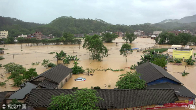 广西多地遭强降雨袭击 7万余人受灾 第1页