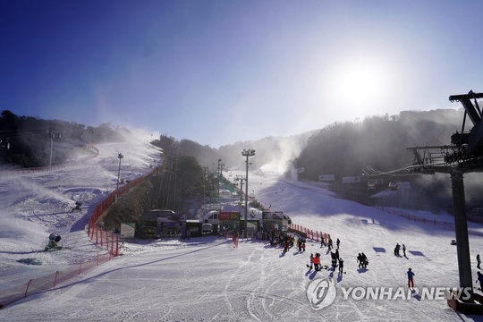 纵情驰骋! 韩国江原道多个滑雪场开门迎客【组图】(8) 第8页