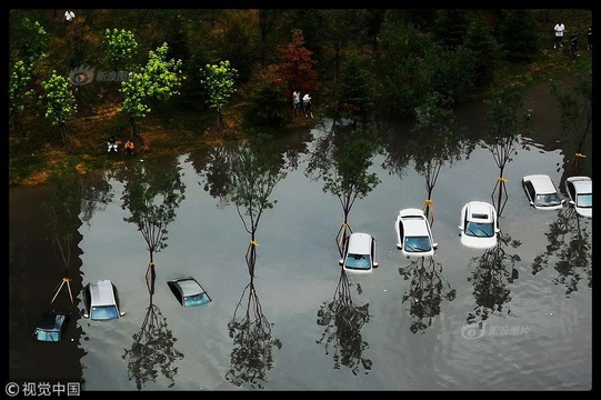 沈阳雨后积水成河 数十台车被淹(10) 第10页