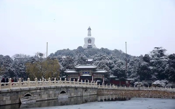北京30万游客雪后公园打卡 第1页