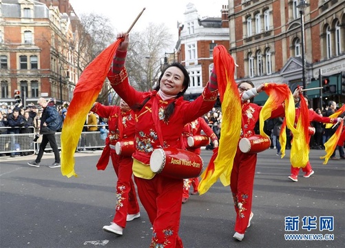 伦敦举行新春巡游庆祝中国农历新年 第1页