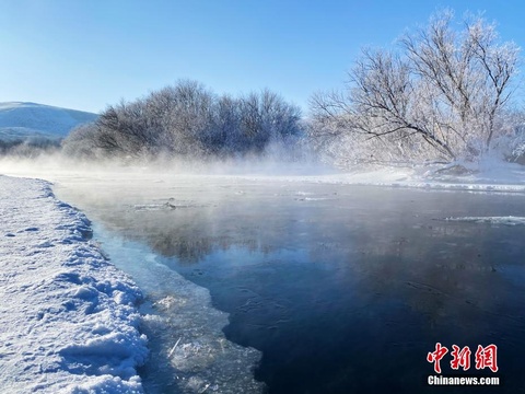 内蒙古额尔古纳“不冻河” 冬日里的童话世界 第1页