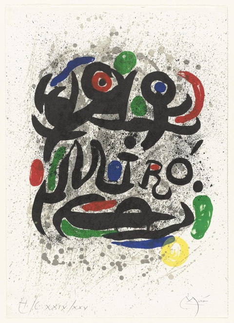 胡安·米罗- Joan Miró, Oevre Gravé et Lithographié 第1页