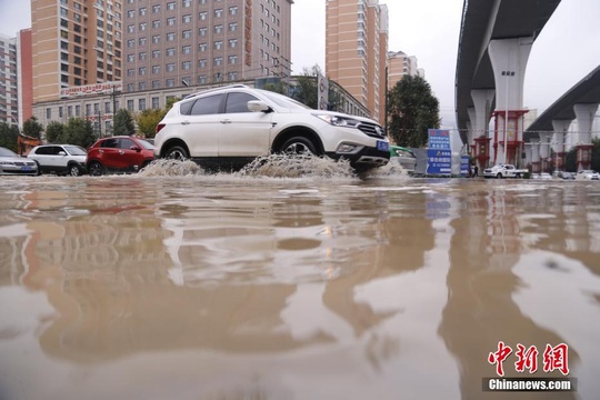 道路积水严重!青海西宁发布暴雨蓝色预警 第1页