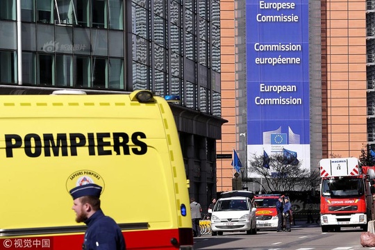 比利时欧盟总部附近一大楼突发炸弹警报 警方封锁该区域 第1页