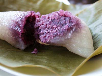 紫薯水晶粽怎么做?