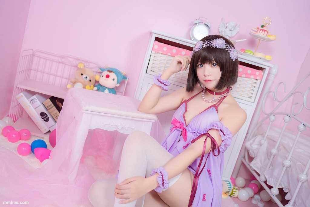 图片[6]-​萌系小野妹子w 《洛丽塔+加藤惠》 [Cosplay美女] 写真集[37P]-美了么