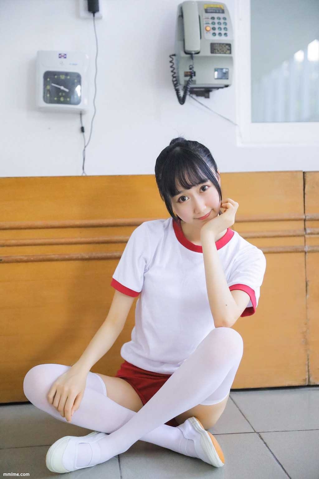 图片[9]-​木绵绵《上体育课啦》 [Cosplay福利] 写真集[42P]-美了么