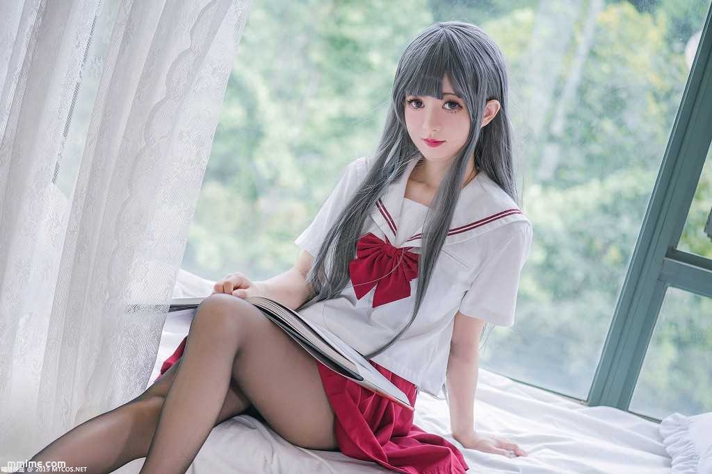 图片[2]-《白发魔女》 [喵糖映画] VOL.017 写真集[40P]-美了么