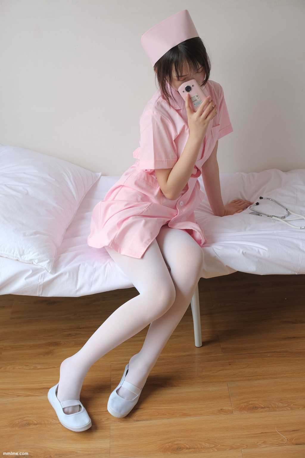 图片[7]-《护士妹妹穿白丝》 [森萝财团] X-021 写真集[167P]-美了么