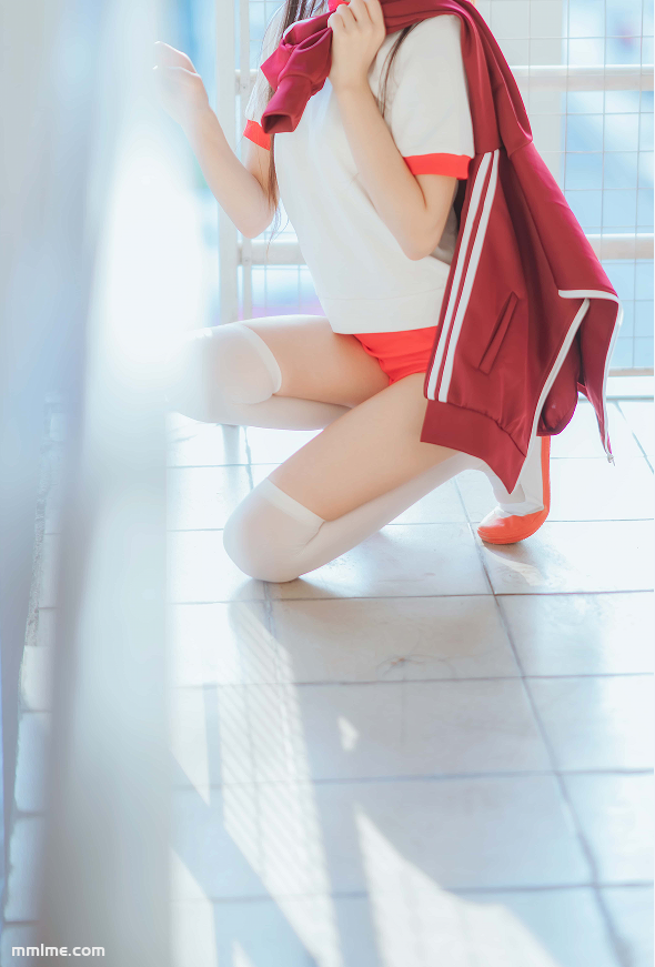 图片[3]-桜桃喵 030 红色体操服[44P-538MB]-美了么