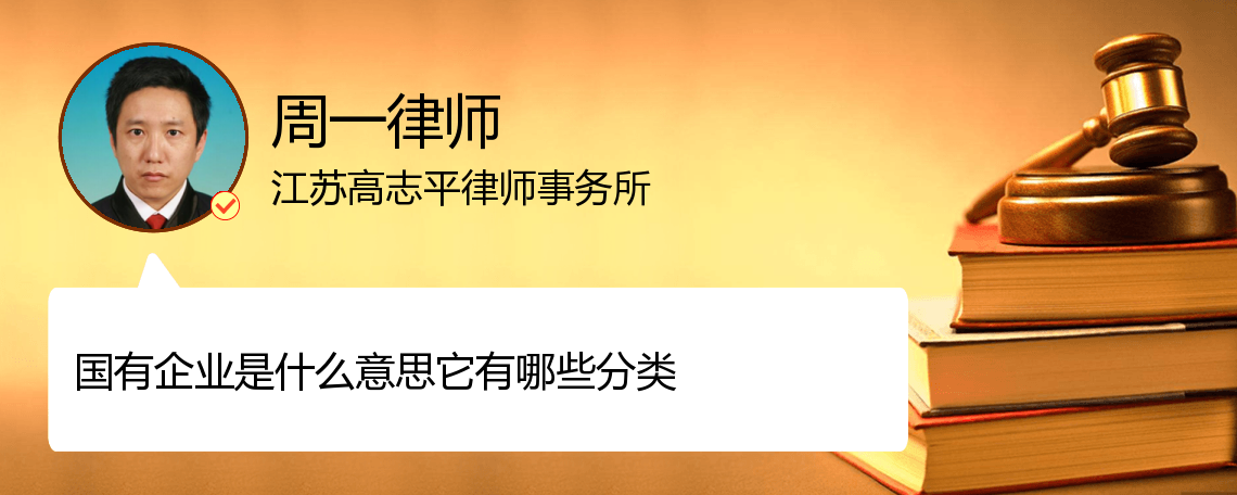 国有企业是什么意思它有哪些分类 搜狗律师