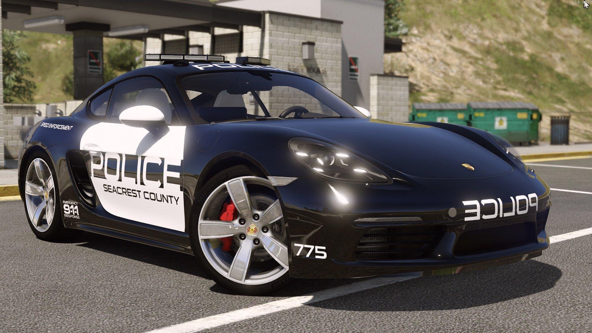 05 保时捷cayman s警车gta5 mod