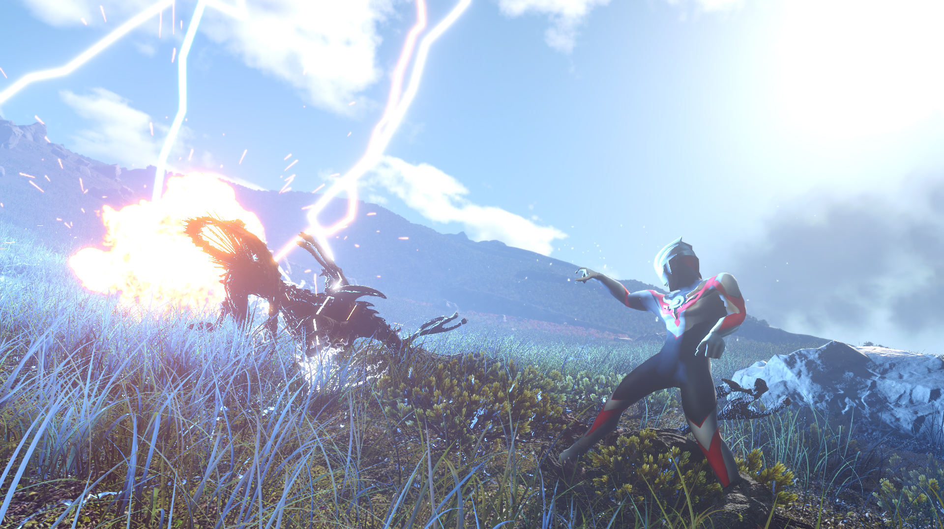 小祁历险记100欧布奥特曼获得雷电之力一个人端掉一座基地