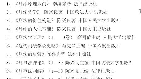 馬工程刑法學上冊緒論