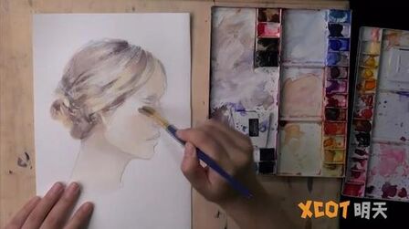 水彩人物的脸部上色过程 搜狗搜索