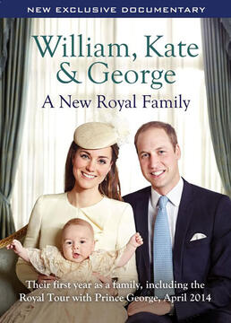 威廉、凯特和乔治新皇室家族剧照