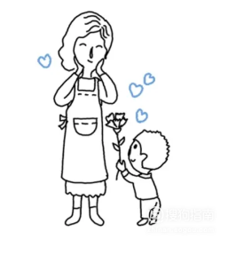 母亲节的简笔画怎么画 最简单母亲节简笔画步骤