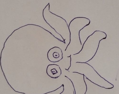 小章鱼的简笔画 简笔画小章鱼怎么画