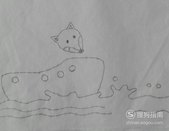 海狸怎么画简笔画 如何画小狐狸看海的简笔画