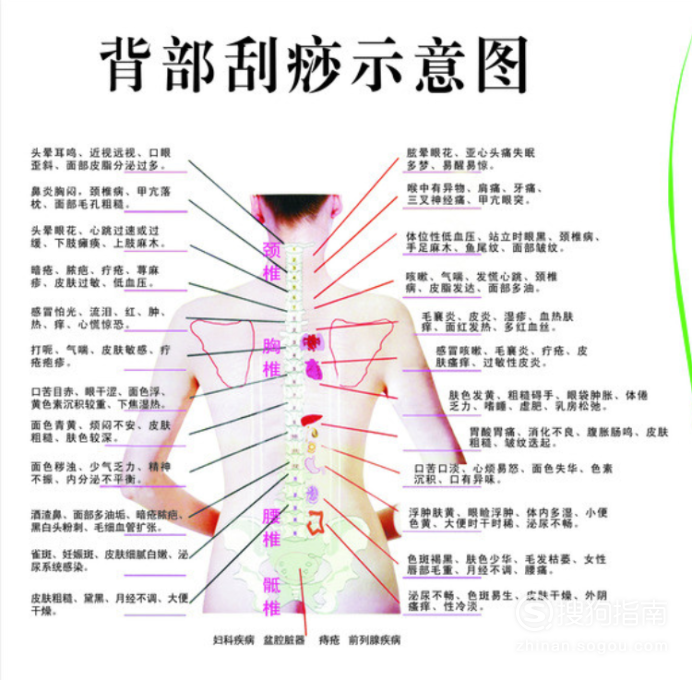 刮痧的方式