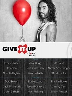 Russell Brand's Give it Up Gig for Comic Relief